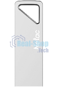 Флешка USB Netac U326 NT03U326N-008G-20PN 8Gb, USB 2.0, металлическая плоская