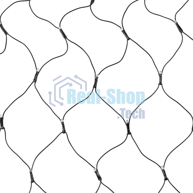 Гирлянда Neon-night Сеть 2х2х1.5 м, свечение с динамикой, прозрачный ПВХ, 136 LED, 230 В, цвет свечения белый