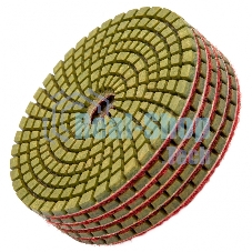 Алмазный гибкий шлифовальный круг Matrix,100 мм, P 50, мокрое шлифование, 5шт.