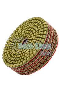 Алмазный гибкий шлифовальный круг Matrix,100 мм, P 50, мокрое шлифование, 5шт.