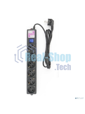 Фильтр-удлинитель PowerCube 1,9 м 6 р 16А SPG6-B1,9M (21887), черный