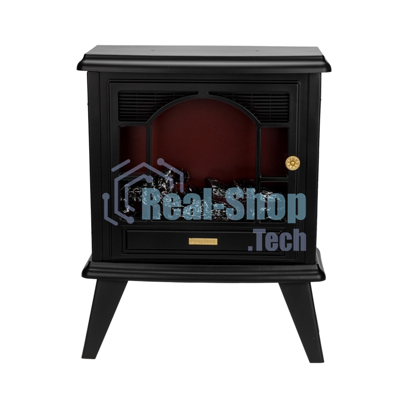 Светодиодный камин Neon-night Гранд Шале с эффектом живого огня 45х18х56см, работает от батареек 3хС (в комплект не входят) или от USB (в комплекте), черный