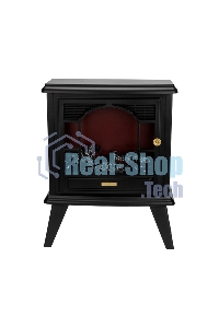 Светодиодный камин Neon-night Гранд Шале с эффектом живого огня 45х18х56см, работает от батареек 3хС (в комплект не входят) или от USB (в комплекте), черный