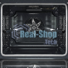 Встраиваемый духовой шкаф Kuppersberg HF 609 B, High-Tech, объем 80 л, 10 режимов работы, телескопические направляющие, цифровой таймер, 2 стекла в дверце, утапливаемые переключатели, энергоэффективность А, черный