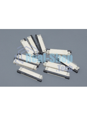 Разъем FPC Half Coverage Bottom Contact 0.8K-BX-16PWB 16 pin высота 2мм шаг 0,8мм 10 шт
