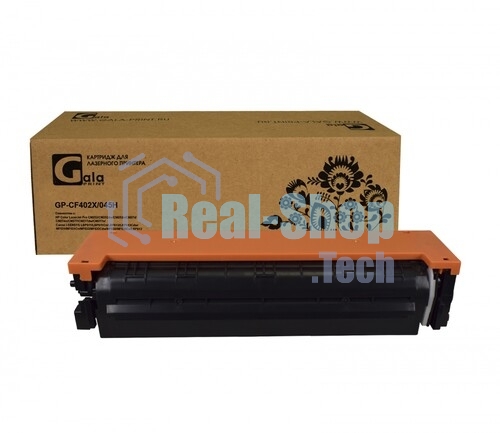 Картридж лазерный GalaPrint GP-CF402X (№201X) для принтеров HP Color LaserJet Pro CM252/CM252dw/CM252n/CM274/CM274n/CM277/CM277dw/CM277n Yellow 2300 копий