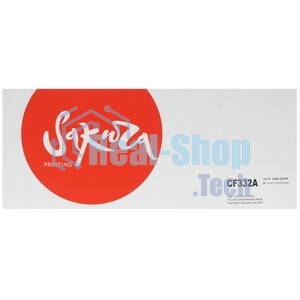 Картридж лазерный Sakura CF332A для HP LJ M651, M651DN, M651N, M651Xh, желтый, 15 000 к.