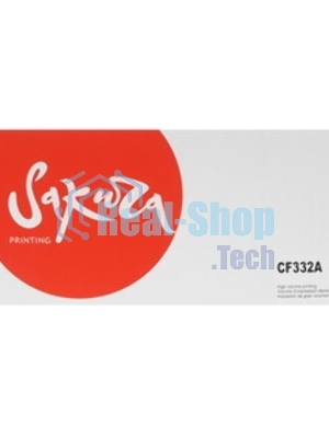 Картридж лазерный Sakura CF332A для HP LJ M651, M651DN, M651N, M651Xh, желтый, 15 000 к.