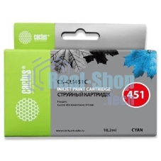 Картридж струйный Cactus CS-CLI451C голубой (10,2 мл) для Canon MG 6340/5440/IP7240