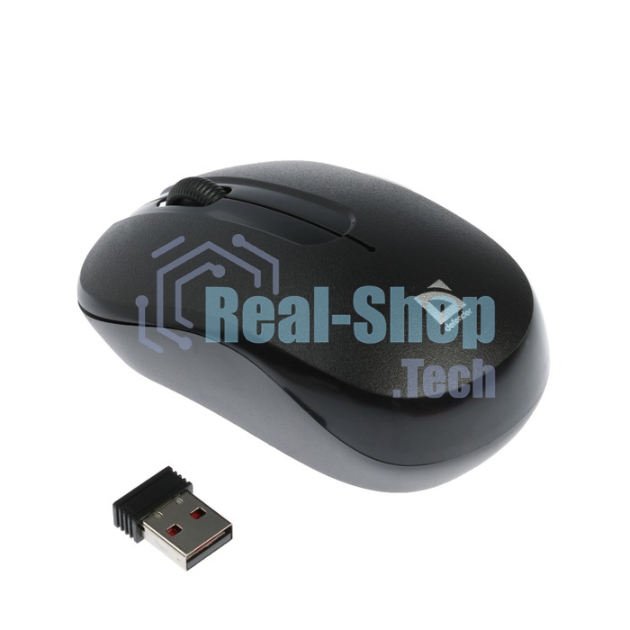 Мышь беспроводная Defender Datum MM-285 черный, 1600 dpi, радиоканал, USB, кнопки - 3