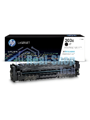 Картридж лазерный HP CF540X (HP 203X) черный для HP LaserJet M254/M280/M281 3200 страниц.
