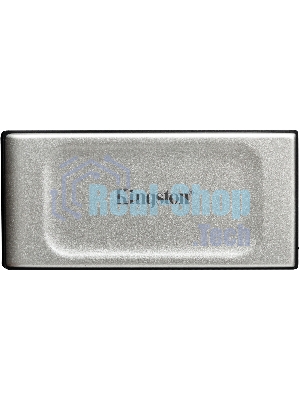 Внешний SSD Kingston XS2000, 2TB, USB 3.2 Gen 2x2 Type-C, R/W 2000/2000, серебристый