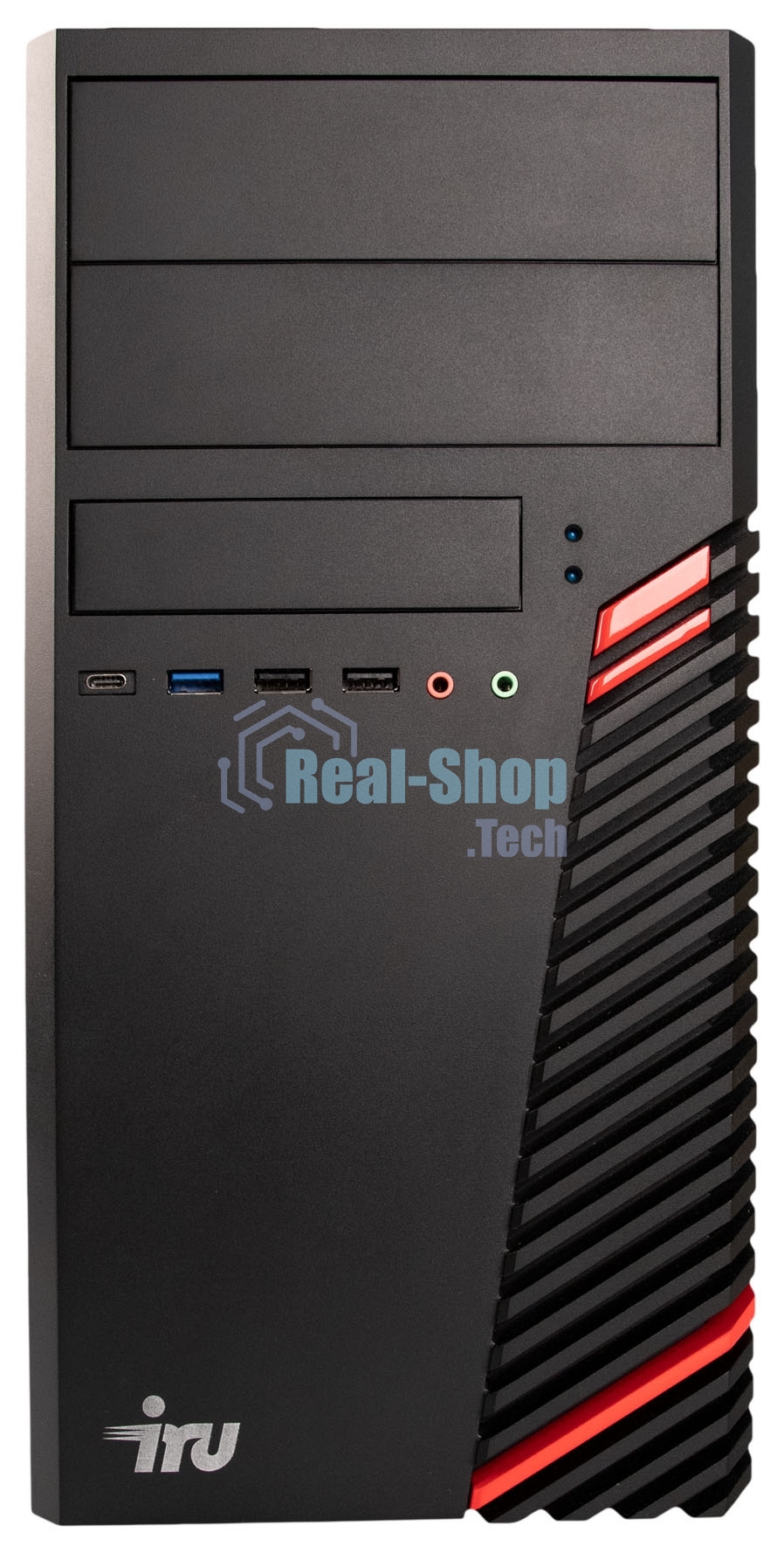Компьютер IRU Corp 312 MT PG G6405 (4.1) 4Gb 4Tb+500Gb UHDG 610 Free DOS GbitEth 400W черный