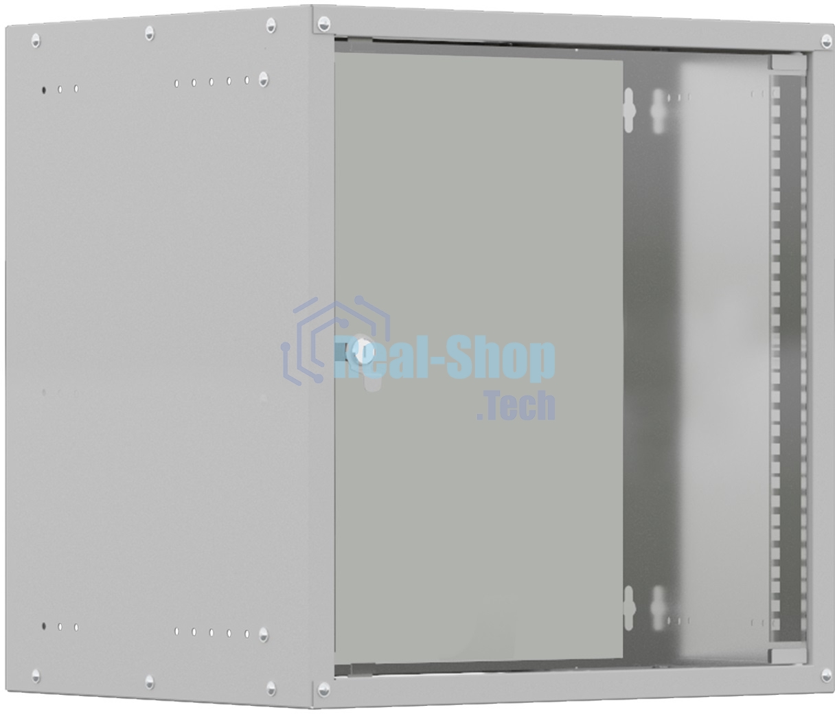 Шкаф коммутационный NTSS LIME (NTSS-WL12U5545GS) настенный 12U 550x450мм пер.дв.стекл несъемн.бок.пан. 30кг серый 110град. IP20