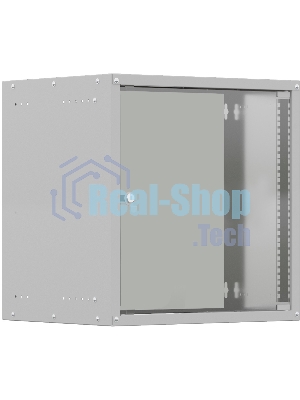 Шкаф коммутационный NTSS LIME (NTSS-WL12U5545GS) настенный 12U 550x450мм пер.дв.стекл несъемн.бок.пан. 30кг серый 110град. IP20