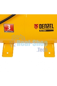 Насосная станция Denzel PS1100С 1100 Вт, 4500 л/ч, ресивер 24 л, подъем 46 м, чугун