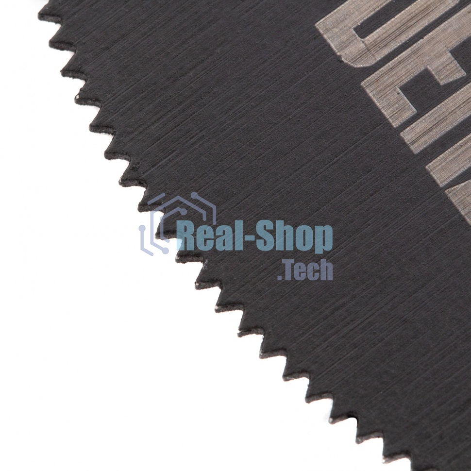 Насадка для МФИ Denzel отрезная полукруг., HSS, по металлу и дереву, 80 х 1,2 мм, мелкий зуб