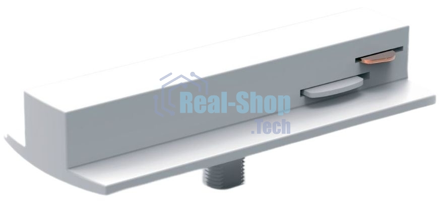 Адаптер Gauss для подключения светильника к трековой системе с фиксир. шайбой белый 1/50 TR125