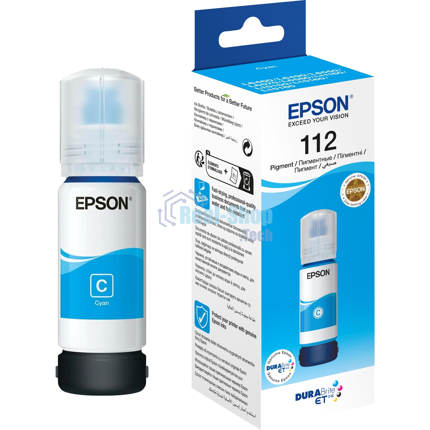 Контейнер с голубыми чернилами Epson для L6550/L6570/L6580/ L15150/L15160