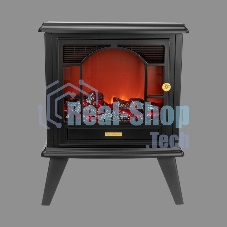 Светодиодный камин Neon-night Гранд Шале с эффектом живого огня 45х18х56см, работает от батареек 3хС (в комплект не входят) или от USB (в комплекте), черный