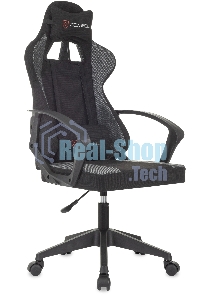 Кресло игровое Zombie Carry черный/серый, крестов. пластик