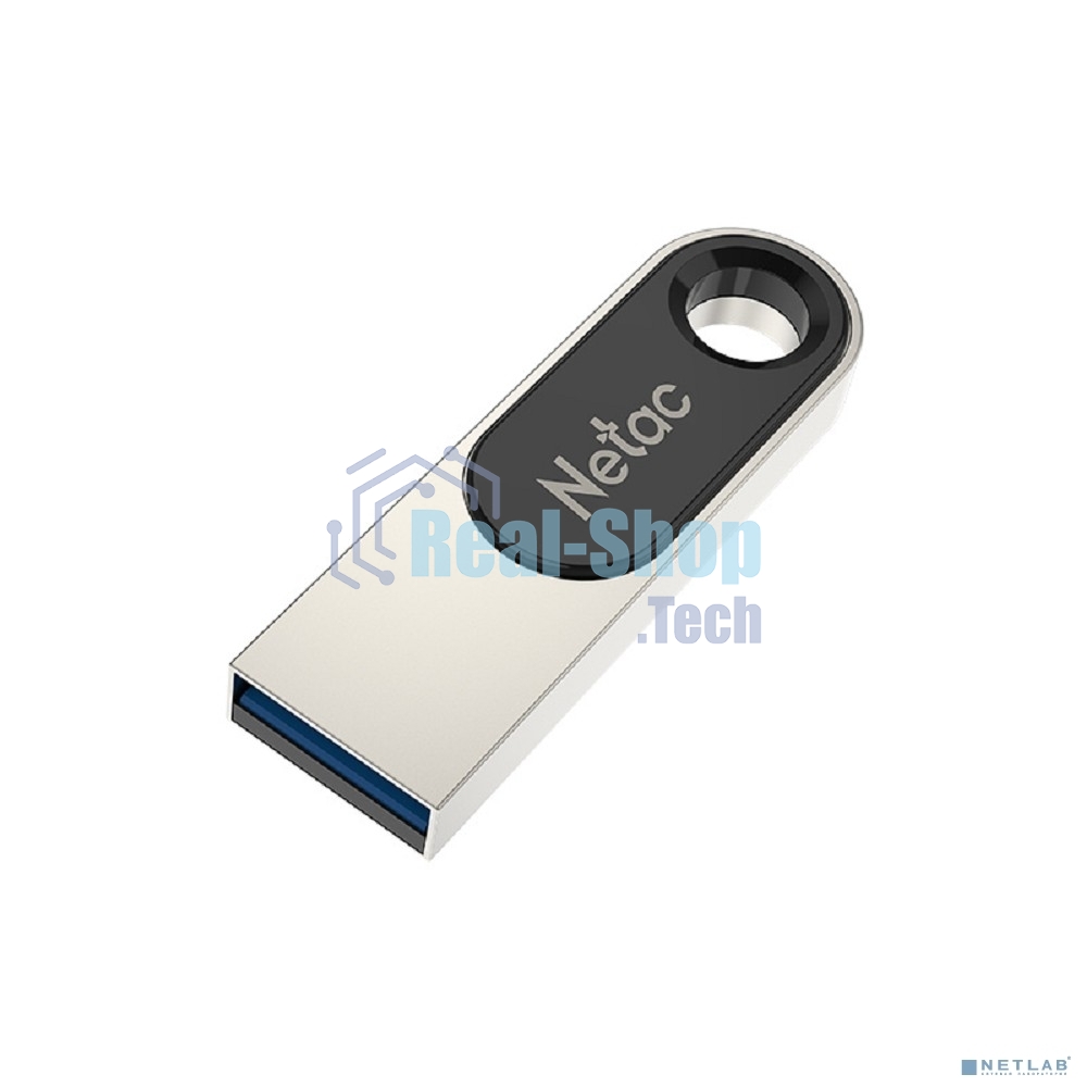 Флешка USB Netac U278 (NT03U278N-016G-32PN), 16Gb, USB 3.0, R/W 90/45, серебристый/черный