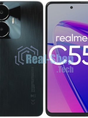 Дисплей для Realme C55 (RMX3710) в сборе с тачскрином черный