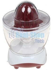 Соковыжималка Scarlett SC-JE50C06 белый/коричневый, цитрусовая, 25 Вт, 700 мл, механическое