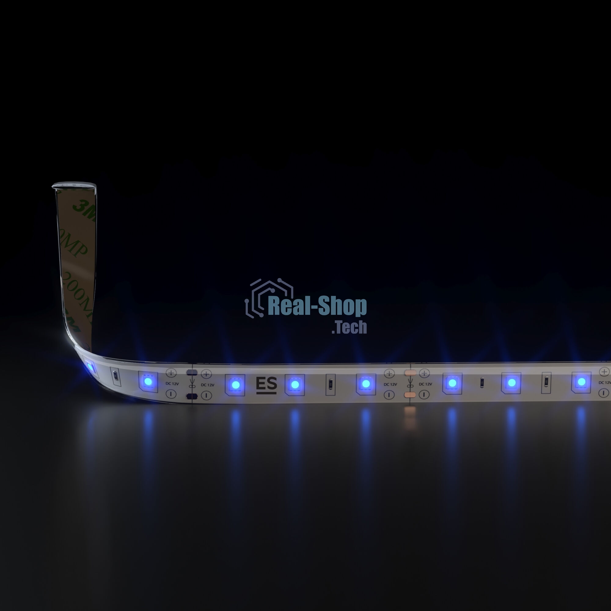Лента светодиодная 2835 12V 60Led 4,8W IP65 / 60Led 4,8W IP65 синий