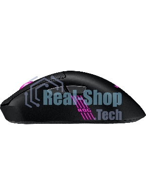 Мышь беспроводная/проводная ASUS ROG Keris II Origin чёрный, 42000 dpi, USB Type-A, радиоканал, Bluetooth, кнопки - 5