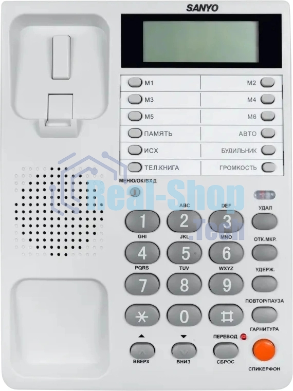 Телефон проводной Sanyo RA-S408W белый