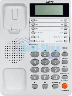Телефон проводной Sanyo RA-S408W белый