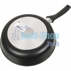 Сковорода НМП 6126 круглая/покрытие антипригарное/ручка несъемная (без крышки) черный