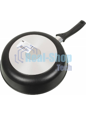Сковорода НМП 6126 круглая/покрытие антипригарное/ручка несъемная (без крышки) черный