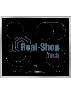 Встраиваемая электрическая варочная поверхность Beko HIC 64503 TX, черный