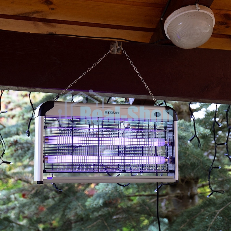 Антимоскитная лампа Rexant 2 х 15 Вт, 220 В (R100)