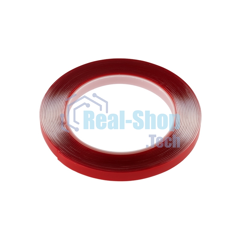 Двухсторонний скотч Rexant прозрачный 9 мм 5 м