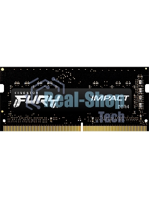 Оперативная память Kingston Fury Impact, DDR4, 8GB (1x8GB), 3200MHz, CL20, SO-DIMM