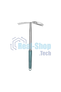 Мотыжка комбинированная 3 витых зубца с металлической ручкой ЧЕТЫРЕ СЕЗОНА