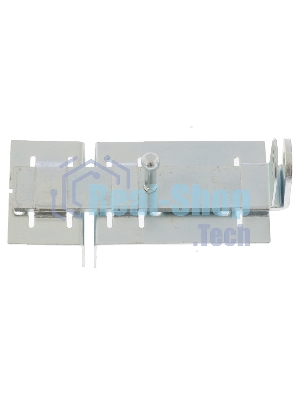 Задвижка дверная ЗД-04, цинк, (Металлист)