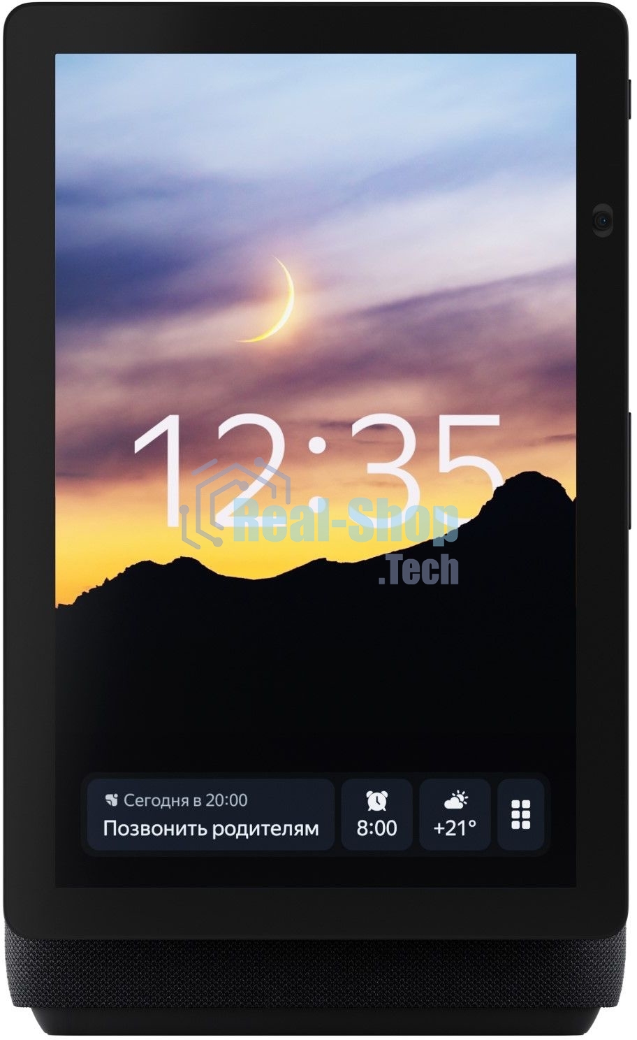 Умная колонка Яндекс Станция Дуо Макс, Zigbee, с дисплеем, 60Вт, с голосовым ассистентом Алиса на YaGPT, черный (YNDX-00055BLK)