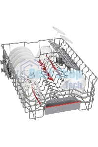 Встраиваемая посудомоечная машина Bosch SPV4HMX55Q, черный, 44.8 см, 10 компл., 45 дБ, класс A+