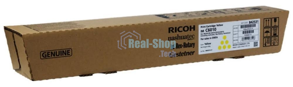 Тонер картридж Желтый M C6010/Print Cartridge Yellow IM C6010