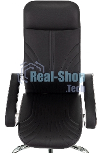 Кресло руководителя Бюрократ CH-610SL черный эко.кожа крестов. металл хром пластик черный