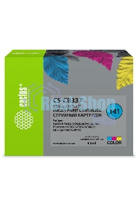 Картридж струйный Cactus CS-CB337 №141 трехцветный (9 мл.) для HP DJ D4263/D4363/D5360/DJ J5783/J6413