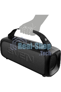 Портативная колонка Sven PS-235 черный 12W 2.0 BT 3600mAh (SV-022075)