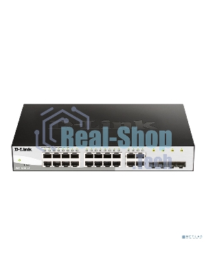 Коммутатор настраиваемый L2 коммутатор, 16х1000Base-T, 4хCombo 1000Base-T/SFP, упрощенный интерфейс CLI