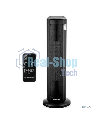 Тепловентилятор электрический BRAYER BR4803 черный, керамический, 2200 Вт, 20 м²