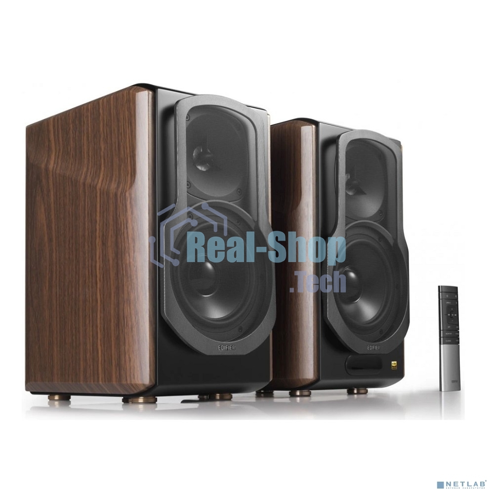 Колонки Edifier S2000MKIII Brown (2.0,Bluetooth 5.0,ДУ,2x 15 Вт (ВЧ), 2x 50 Вт (СЧ/НЧ)