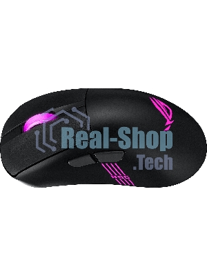 Мышь беспроводная/проводная ASUS ROG Keris II Origin чёрный, 42000 dpi, USB Type-A, радиоканал, Bluetooth, кнопки - 5